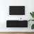 Dulap TV Stejar negru 80x31x25,5 cm Lemn prelucrat GartenMobel Dekor