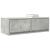 Dulap TV Beton Gri 80x31x25,5 cm Lemn prelucrat GartenMobel Dekor