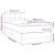 Pat box spring cu saltea, albastru, 80x200 cm, textil GartenMobel Dekor