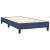 Pat box spring cu saltea, albastru, 80x200 cm, textil GartenMobel Dekor