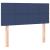 Pat box spring cu saltea, albastru, 80x200 cm, textil GartenMobel Dekor