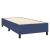 Pat box spring cu saltea, albastru, 80x200 cm, textil GartenMobel Dekor