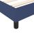 Pat box spring cu saltea, albastru, 80x200 cm, textil GartenMobel Dekor