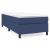 Pat box spring cu saltea, albastru, 80x200 cm, textil GartenMobel Dekor