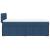 Pat box spring cu saltea, albastru, 80x200 cm, textil GartenMobel Dekor