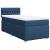 Pat box spring cu saltea, albastru, 80x200 cm, textil GartenMobel Dekor