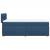 Pat box spring cu saltea, albastru, 80x200 cm, textil GartenMobel Dekor