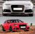 Grila Bara Fata Audi A6 C7 4G Pre-Facelift (2011-2014) RS6 Design Negru Lucios Performance AutoTuning