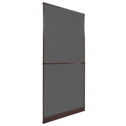 Plasă insecte cu balamale pentru uși, maro, 100 x 215 cm GartenMobel Dekor