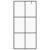 Paravan de duș walk-in negru 80x195 cm sticlă ESG transparentă GartenMobel Dekor