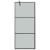 Paravan duș walk-in negru 90x195 cm sticlă ESG culoare închisă GartenMobel Dekor