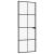 Ușă de interior negru 76x201,5 cm sticlă securiz./aluminiu slim GartenMobel Dekor