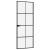 Ușă de interior negru 76x201,5 cm sticlă securiz./aluminiu slim GartenMobel Dekor