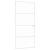 Ușă de interior alb 93x201,5 cm sticlă securiz. / aluminiu slim GartenMobel Dekor
