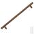 Mânere de dulap, 5 buc., bronz, 224 mm, oțel inoxidabil GartenMobel Dekor