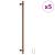 Mânere de dulap, 5 buc., bronz, 320 mm, oțel inoxidabil GartenMobel Dekor