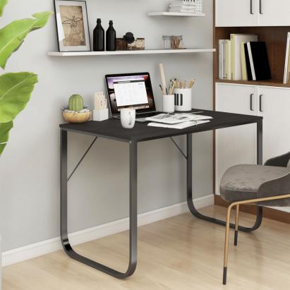 Birou de computer, alb, 110x60x73 cm, lemn prelucrat GartenMobel Dekor