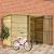 Magazie de grădină de bicicletă, 232x110x170 cm, pin tratat GartenMobel Dekor