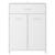 Set mobilier de baie, 4 piese, alb GartenMobel Dekor