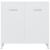 Set mobilier de baie, 4 piese, alb GartenMobel Dekor