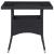 Set mobilier grădină, 5 piese, negru, poliratan/sticlă tratată GartenMobel Dekor