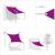 Pânză parasolar, bej, 2,5x3,5 m, HDPE, 160 g/m² GartenMobel Dekor