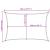 Pânză parasolar, galben, 2,5x4 m , HDPE , 160 g/m² GartenMobel Dekor
