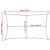 Pânză parasolar, galben dreptunghiular 5x8 m, HDPE, 160 g/m² GartenMobel Dekor
