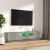 Set dulapuri TV cu LED, 2 piese, gri sonoma, lemn prelucrat GartenMobel Dekor