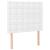 Pat box spring cu saltea, alb, 90x190 cm, piele ecologică GartenMobel Dekor