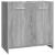 Set mobilier de baie, 4 piese, gri sonoma, lemn prelucrat GartenMobel Dekor