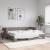 Pat de zi cu extensie, gri taupe, 80x200 cm, textil GartenMobel Dekor