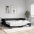 Pat de zi cu extensie, negru, 90x200 cm, textil GartenMobel Dekor