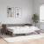 Pat de zi cu extensie, gri taupe, 90x200 cm, textil GartenMobel Dekor