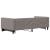 Pat de zi cu extensie, gri taupe, 90x200 cm, textil GartenMobel Dekor