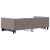 Pat de zi cu extensie, gri taupe, 100x200 cm, textil GartenMobel Dekor