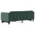 Pat de zi cu extensie, verde închis, 80x200 cm, catifea GartenMobel Dekor