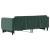 Pat de zi cu extensie, verde închis, 90x200 cm, catifea GartenMobel Dekor