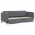 Pat de zi cu extensie și sertare gri închis 80x200 cm catifea GartenMobel Dekor