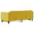 Pat de zi cu extensie și sertare, galben, 80x200 cm, catifea GartenMobel Dekor