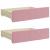 Pat de zi cu extensie și sertare, roz, 90x200 cm, catifea GartenMobel Dekor