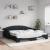 Pat de zi cu extensie, negru, 100x200 cm, textil GartenMobel Dekor