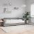 Pat de zi cu saltea, gri taupe, 90x200 cm, textil GartenMobel Dekor