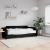 Pat de zi cu saltea, negru, 90x190 cm, textil GartenMobel Dekor