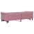 Pat de zi cu extensie, roz, 80x200 cm, catifea GartenMobel Dekor