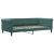Pat de zi cu extensie și saltele verde închis 100x200cm catifea GartenMobel Dekor