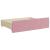 Pat de zi cu extensie și sertare, roz, 80x200 cm, catifea GartenMobel Dekor