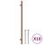 Mânere de dulap, 10 buc., bronz, 320 mm, oțel inoxidabil GartenMobel Dekor