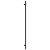 Mânere de dulap, 10 buc., negru, 480 mm, oțel inoxidabil GartenMobel Dekor