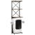 Dulap de vin design tractor alb 49x31x172 cm mango nefinisat GartenMobel Dekor